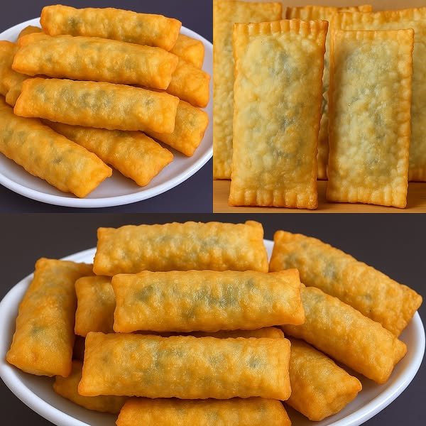 Massa de pastel caseira com 2 ingredientes