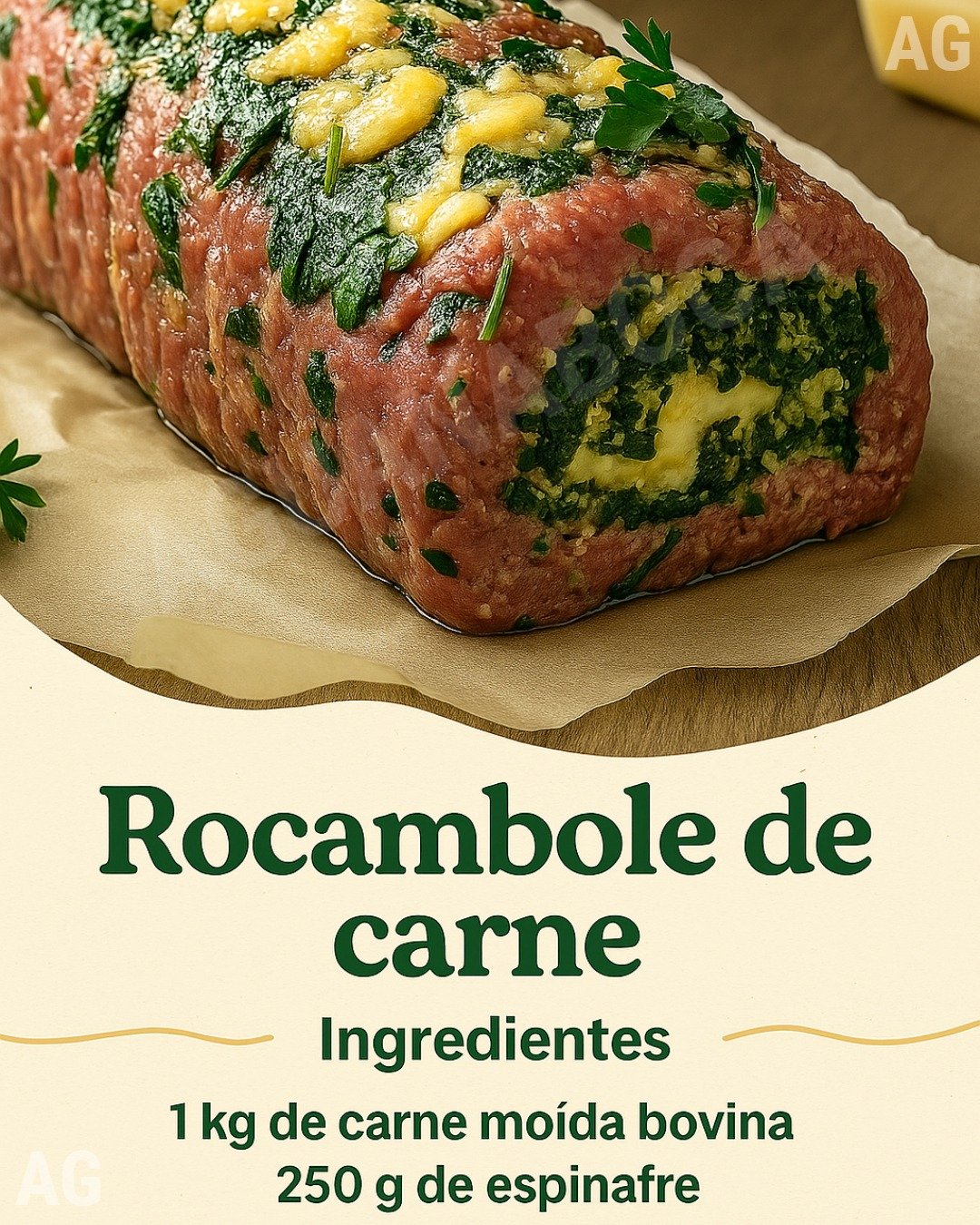 Rocambole de carne