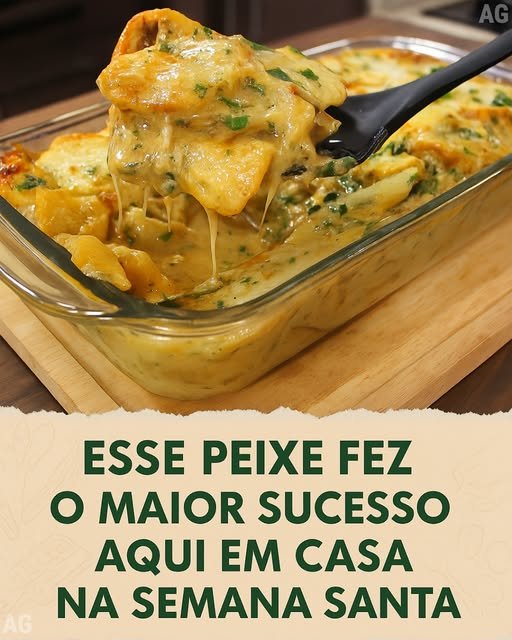 Esse peixe fez o maior sucesso aqui em casa