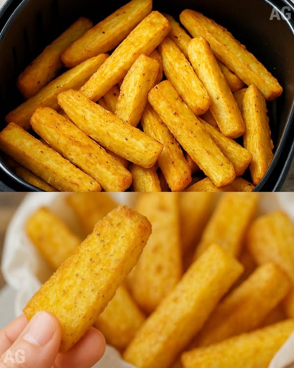 Mandioca Frita na Airfryer Seguros J