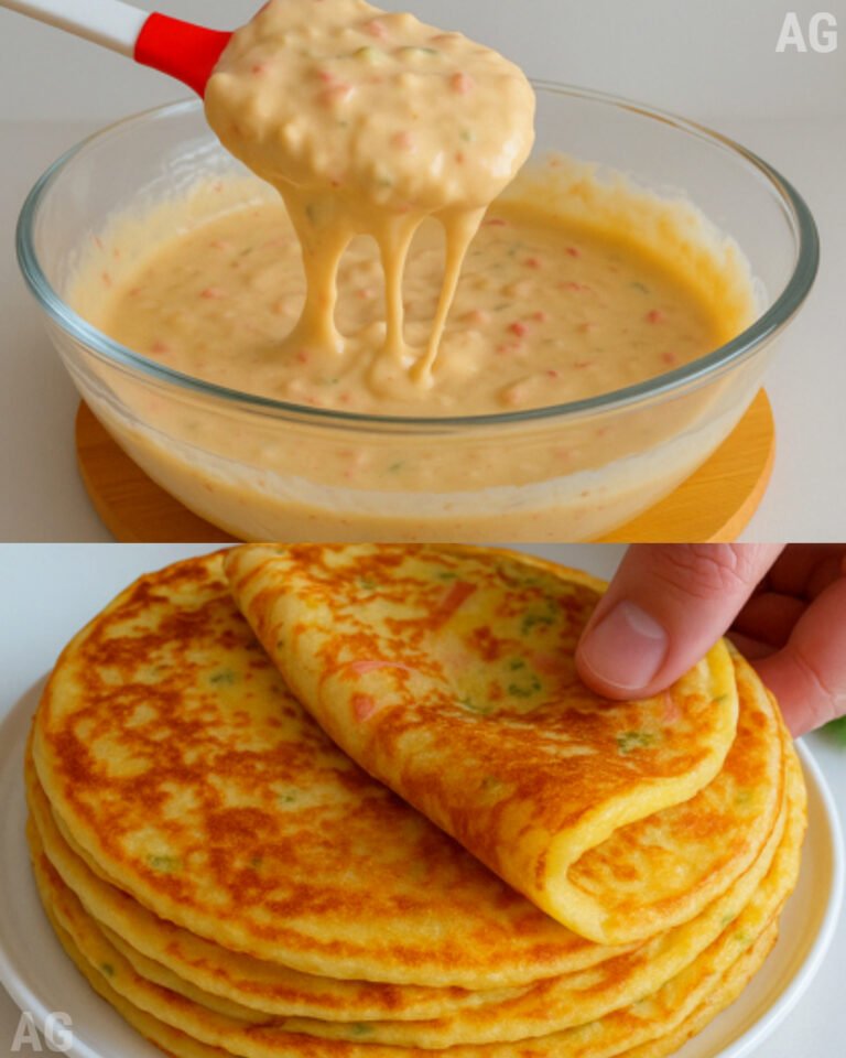 Massa de panqueca com legumes LP