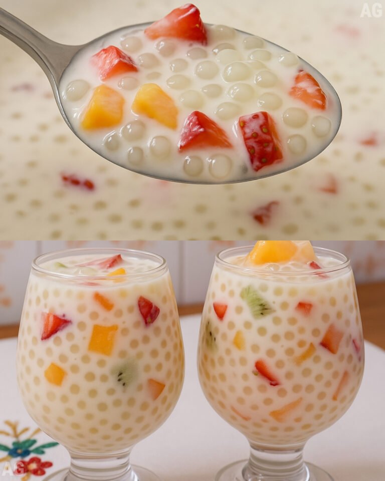 Sagu de frutas delicioso LP