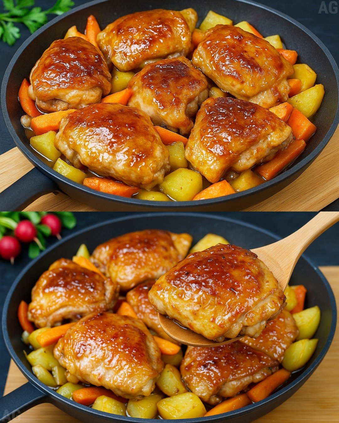 Nunca comi frango assim!