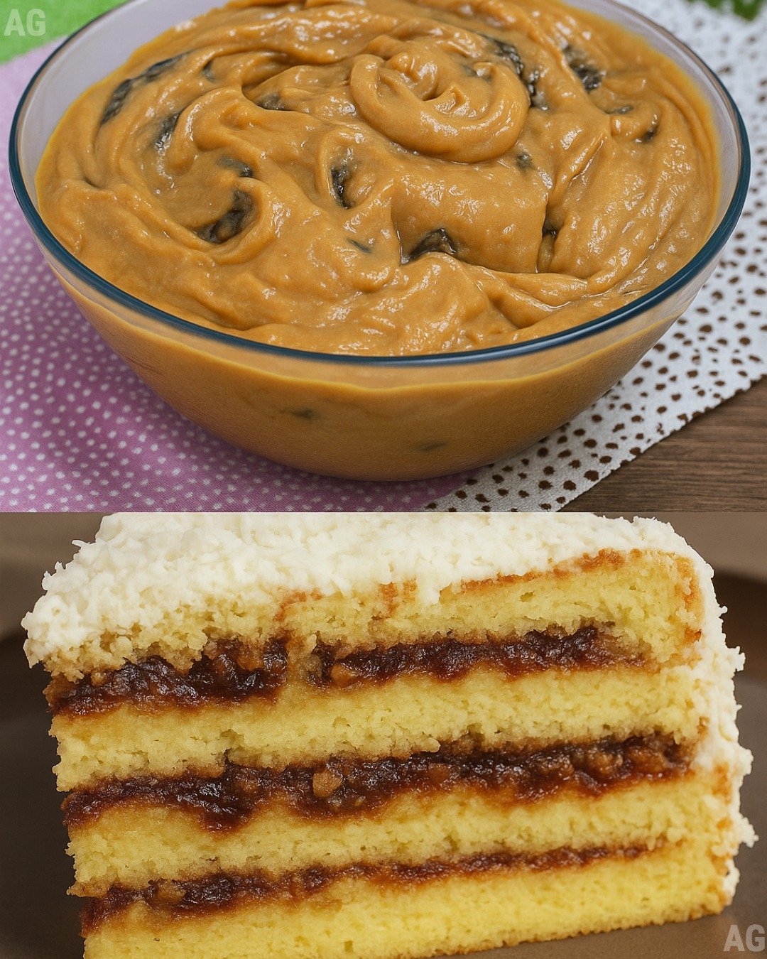 Recheio de ameixa com Doce de Leite