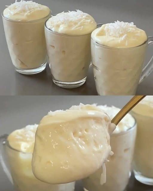 Mousse de coco no copinho