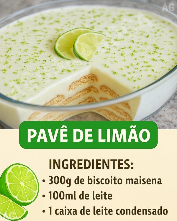 Pavê de limão LP