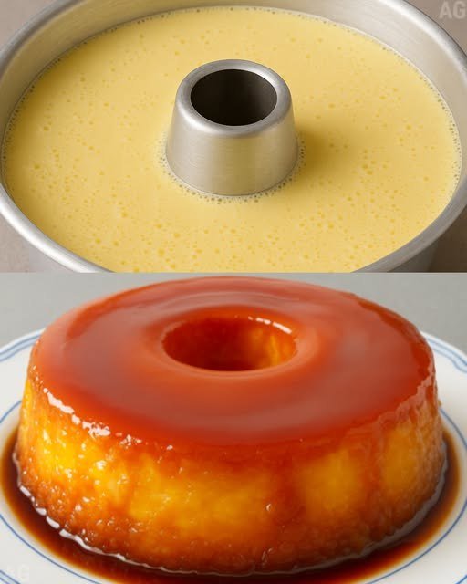 Pudim Coroa de Rainha