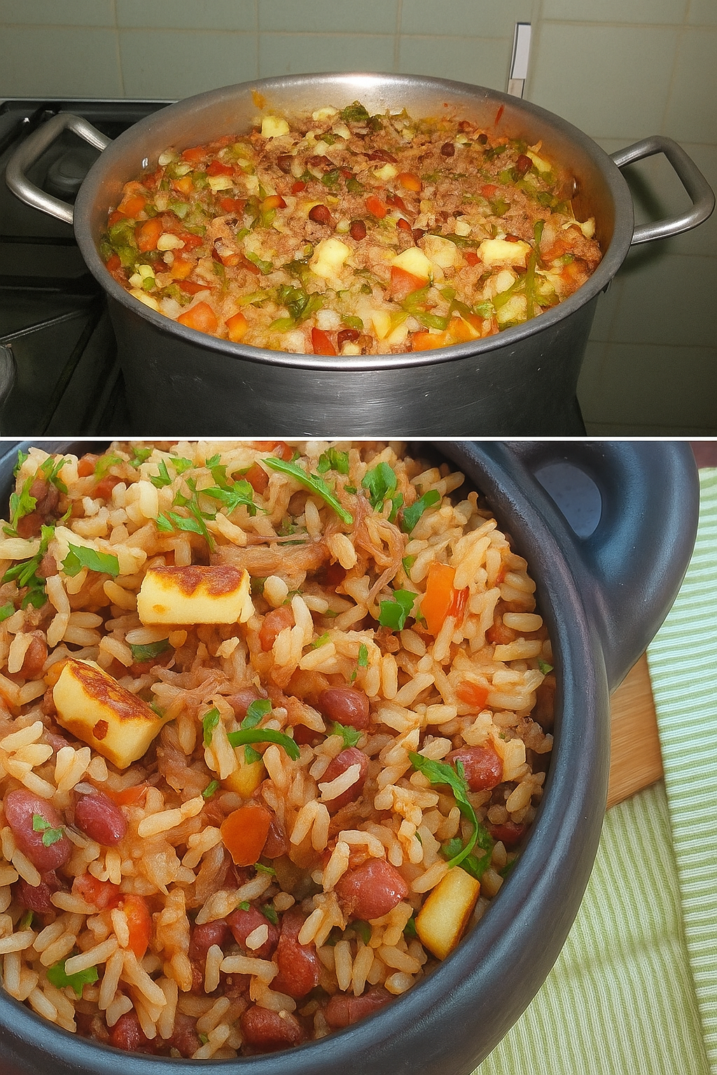 Baião de dois nordestino