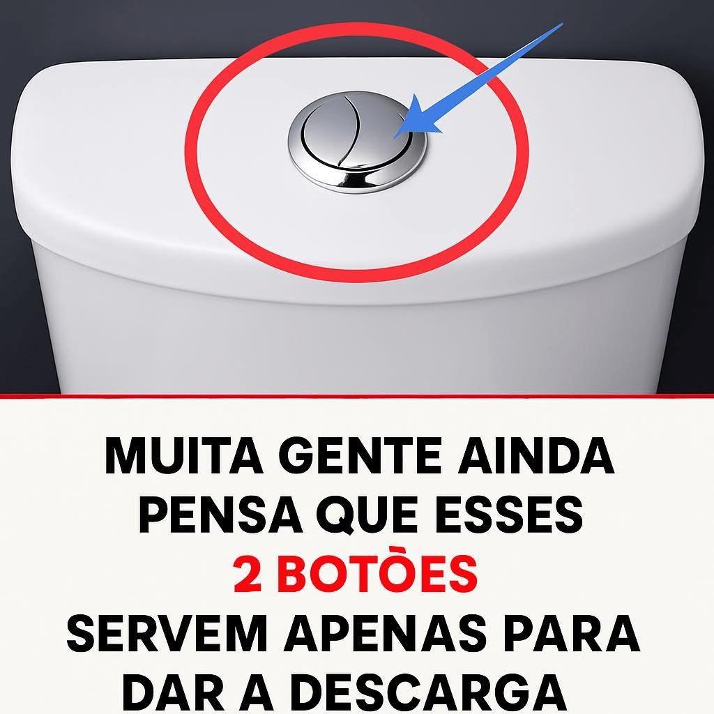 Muita gente ainda acha que esses 2 botões servem apenas para dar descarga