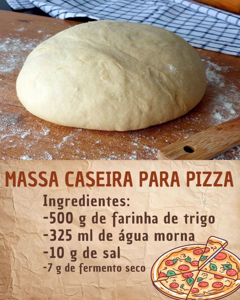 Massa de pizza caseira LP