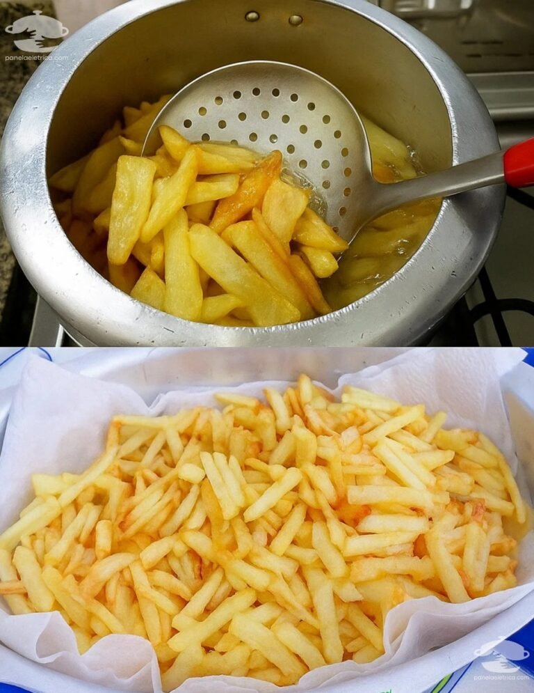 Batata frita na panela de pressão LP