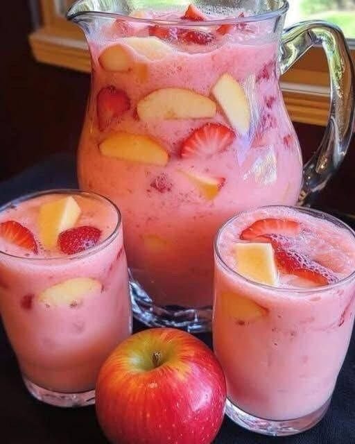 Suco de maçã e morango LP