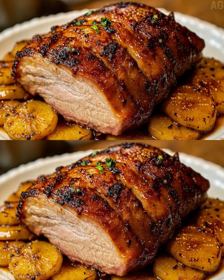 Pernil assado douradinho