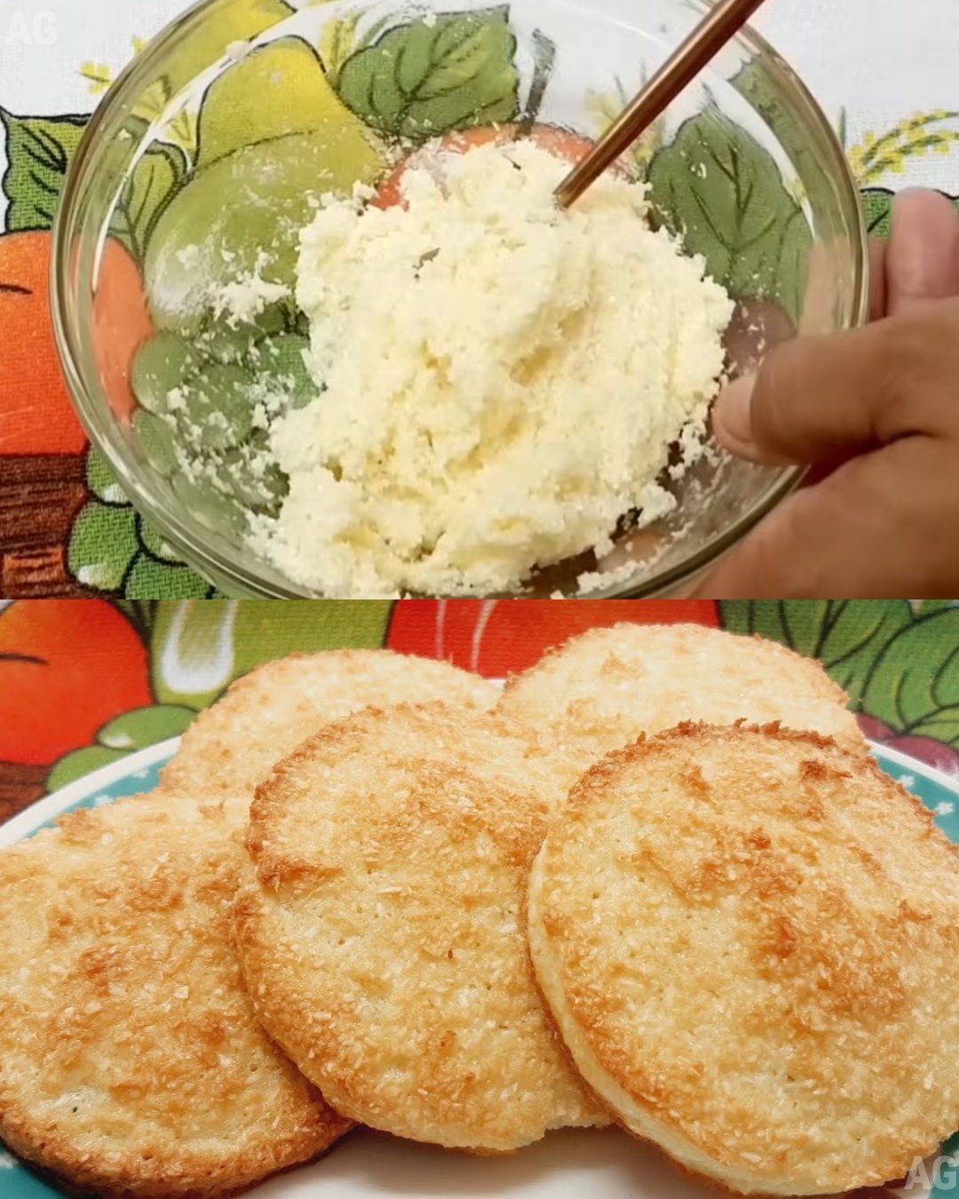 Disquinhos de 2 ingredientes