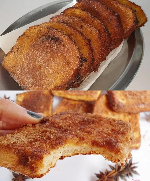 Rabanada no pão de forma