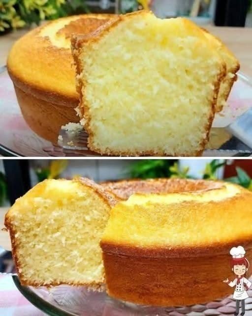 Bolo simples e fofinho