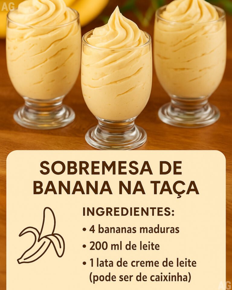 Sobremesa de banana