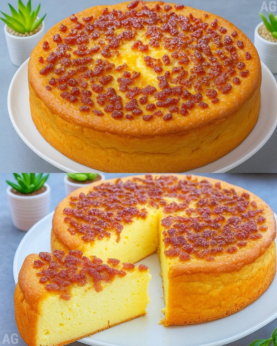 Este bolo é tão delicioso que faço quase todos os dias
