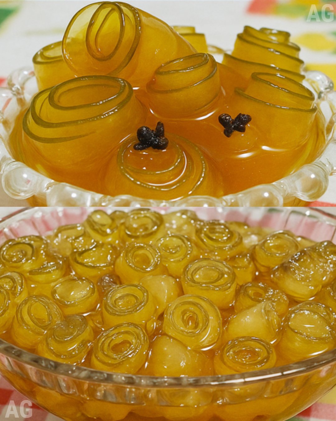 Mamão verde enroladinho