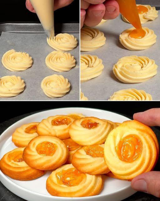 Biscoitos de Manteiga com Marmelada