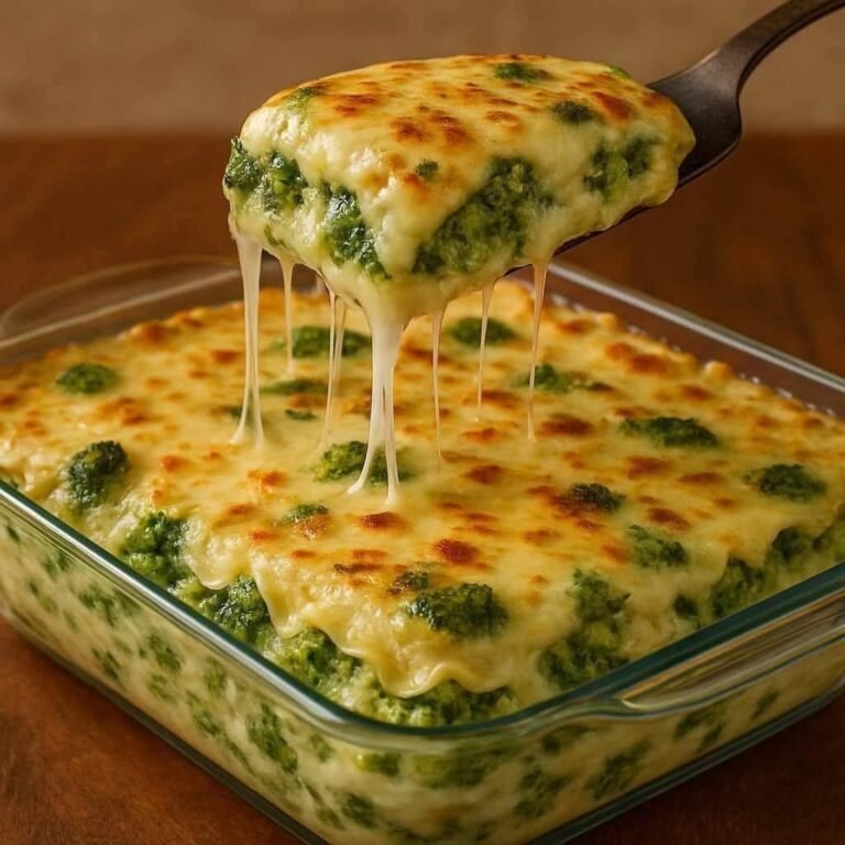 Lasanha de Brócolis Cremosa