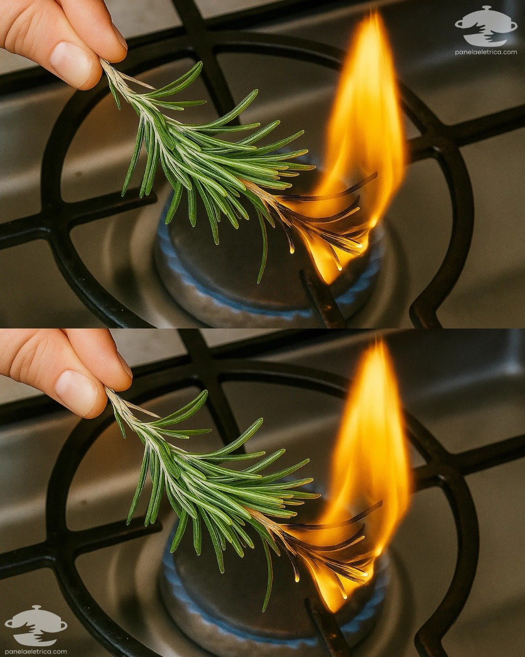 Eu nunca imaginei que queimar alecrim em casa pudesse servir para isso