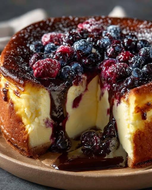 Cheesecake de frutas vermelhas