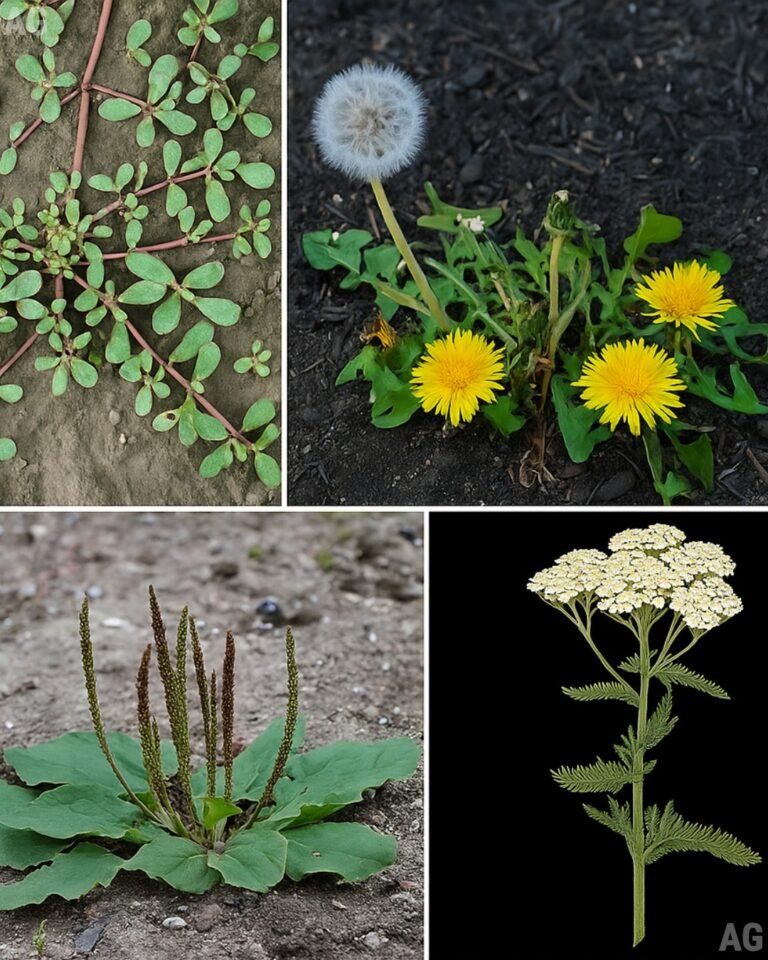Eles crescem em todo o lado a maioria acha que são uma planta qualquer