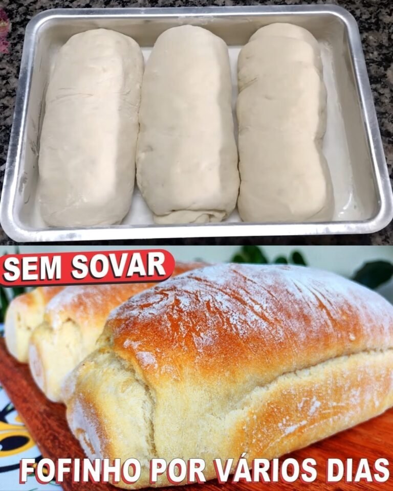 Pão sem sovar