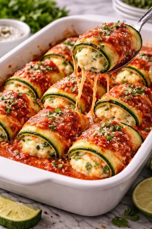 Enroladinho de abobrinha