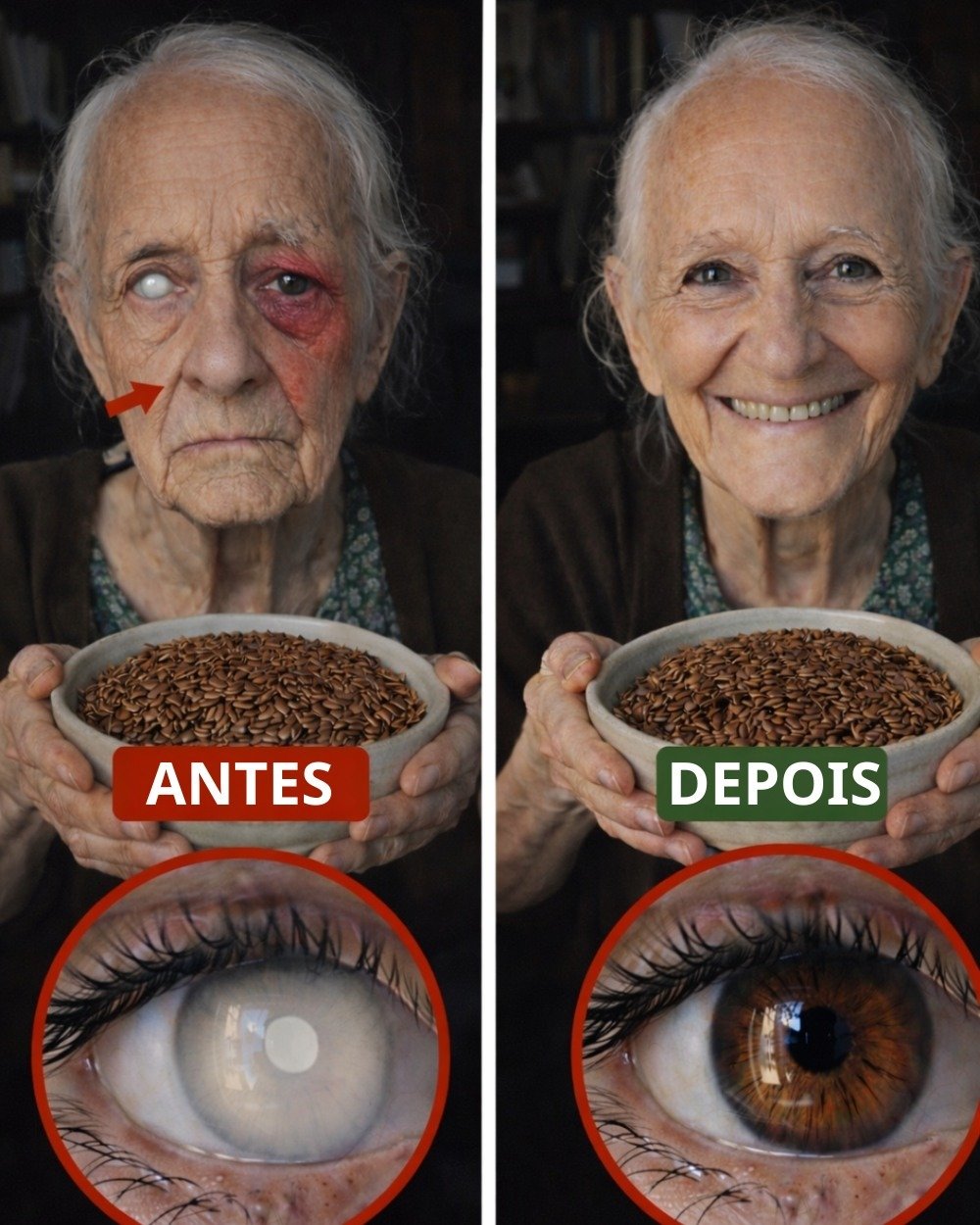 Idosos: Comam estas 3 sementes para proteger seus olhos e retina naturalmente!