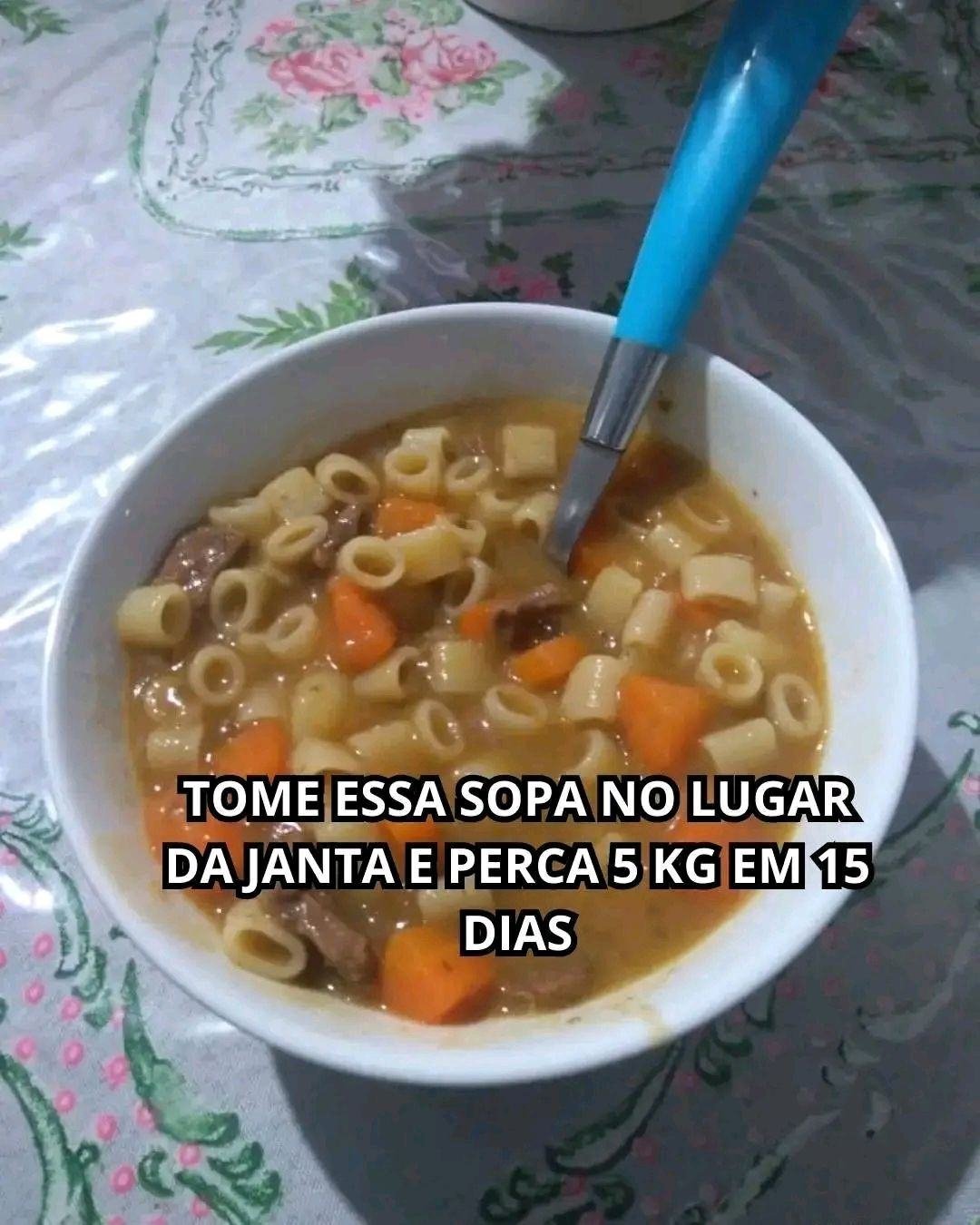 Sopa emagrecedora