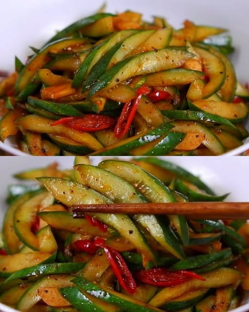 Melhor maneira de comer pepino, depois que aprendi só faço assim.